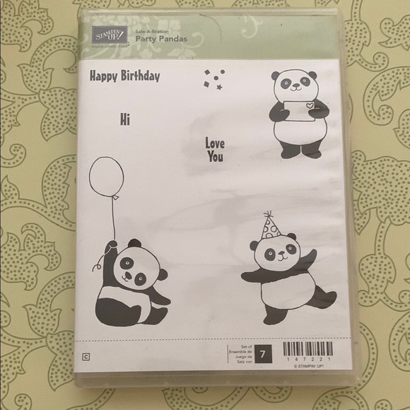 Other - Stampin' Up! Party Pandas Stamp Set